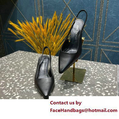 Louis Vuitton Heel 7cm Sparkle Slingback Pumps in leather Black 2023 - Click Image to Close