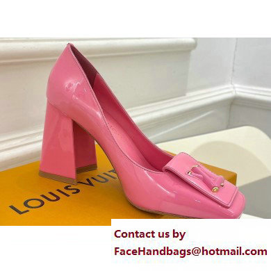 Louis Vuitton Heel 8.5cm Shake Pumps in Patent calf leather Pink 2023
