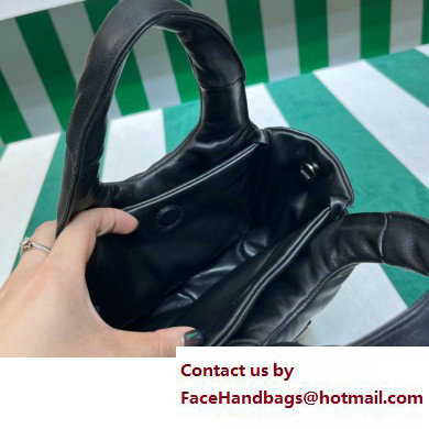 Prada Small padded Soft nappa-leather bag 1BA359 Black 2023