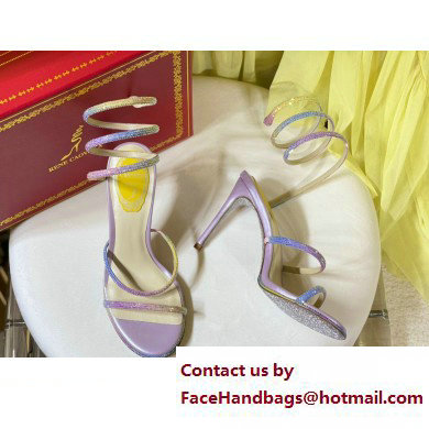 Rene Caovilla Cleo Thin-heeled 9.5cm Jewel Sandals 23 - Click Image to Close