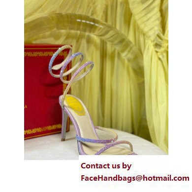 Rene Caovilla Cleo Thin-heeled 9.5cm Jewel Sandals 23