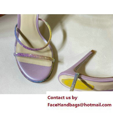 Rene Caovilla Cleo Thin-heeled 9.5cm Jewel Sandals 23 - Click Image to Close