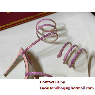 Rene Caovilla Cleo Thin-heeled 9.5cm Jewel Sandals 24 - Click Image to Close