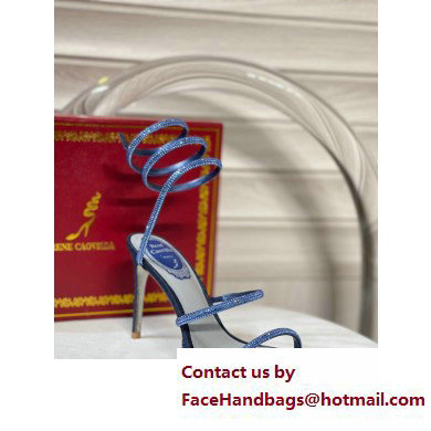 Rene Caovilla Cleo Thin-heeled 9.5cm Jewel Sandals 25 - Click Image to Close