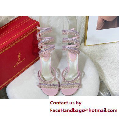 Rene Caovilla Heel 9.5cm Chandelier Crystal Jewel Sandals 03