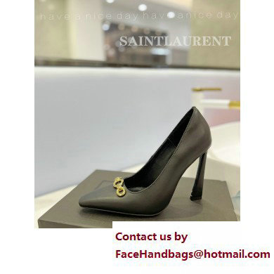 Saint Laurent Heel 10.5cm Severine Pumps Black