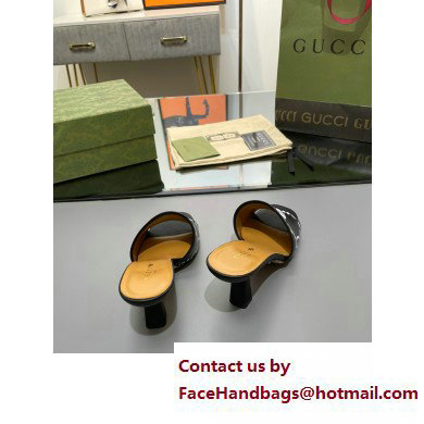 adidas x Gucci women's slide sandal BLACK 2023 - Click Image to Close