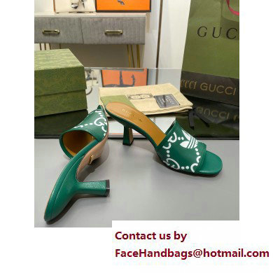 adidas x Gucci women's slide sandal GREEN 2023