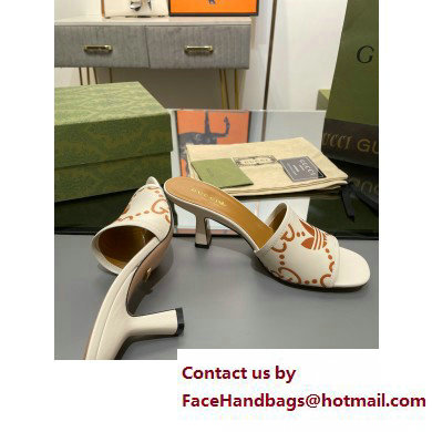 adidas x Gucci women's slide sandal WHITE 2023 - Click Image to Close