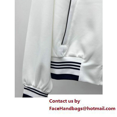celine tracksuit jacket in double face jersey Off White / Navy 2023