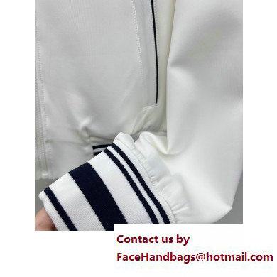celine tracksuit jacket in double face jersey Off White / Navy 2023