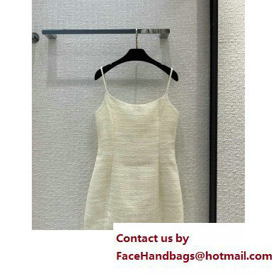 chanel white tweed dress 2023