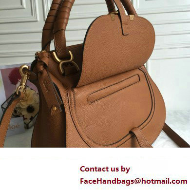 Chloe Marcie double carry bag Brown - Click Image to Close