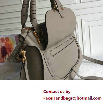 Chloe Marcie double carry bag Light Gray - Click Image to Close