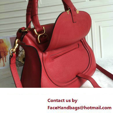 Chloe Marcie double carry bag Red - Click Image to Close