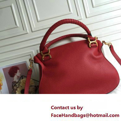 Chloe Marcie double carry bag Red