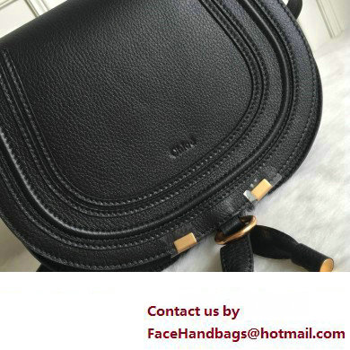 Chloe Marcie small/Medium saddle bag Black - Click Image to Close