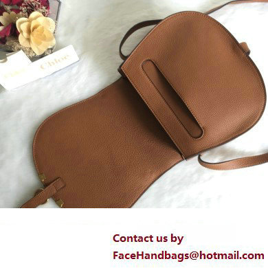 Chloe Marcie small/Medium saddle bag Brown - Click Image to Close