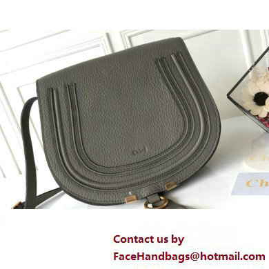 Chloe Marcie small/Medium saddle bag Gray