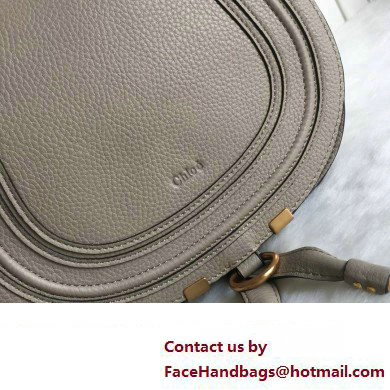 Chloe Marcie small/Medium saddle bag Light Gray