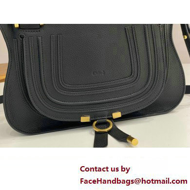 Chloe Marcie small double carry bag Black - Click Image to Close