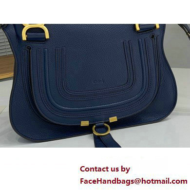Chloe Marcie small double carry bag Blue - Click Image to Close