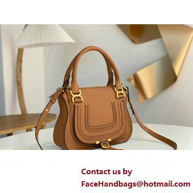 Chloe Marcie small double carry bag Brown