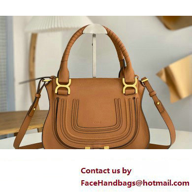 Chloe Marcie small double carry bag Brown - Click Image to Close