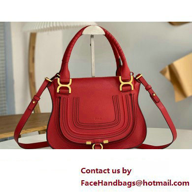 Chloe Marcie small double carry bag Red