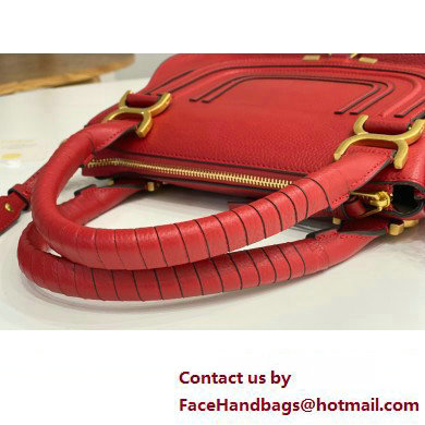 Chloe Marcie small double carry bag Red
