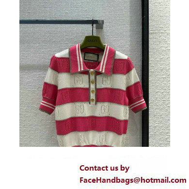 GUCCI Striped GG cotton sweater 739717 2023
