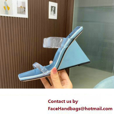 Giuseppe Zanotti Heel 8.5cm Florance Plexi PVC Mules 06 2023 - Click Image to Close