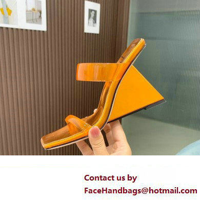 Giuseppe Zanotti Heel 8.5cm Florance Plexi PVC Mules 08 2023 - Click Image to Close