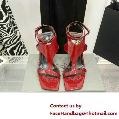 Giuseppe Zanotti Heel 8.5cm Tutankamon patent leather sandals Red 2023