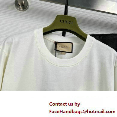 Gucci Cotton jersey T-shirt with embroidery 2023