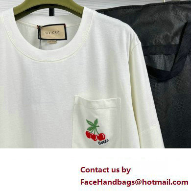 Gucci Cotton jersey T-shirt with embroidery 2023