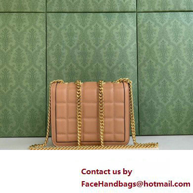 Gucci Deco mini shoulder bag 741457 in quilted Leather Beige 2023 - Click Image to Close