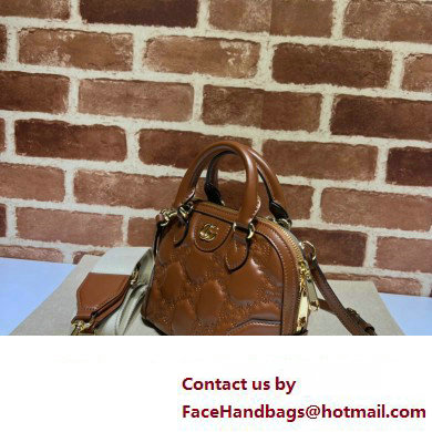 Gucci GG Matelasse handbag 727793 Brown 2023