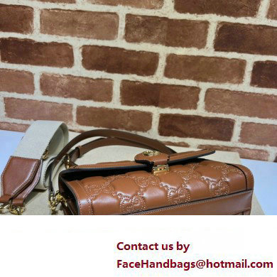 Gucci GG Matelasse small bag 724529 Brown 2023