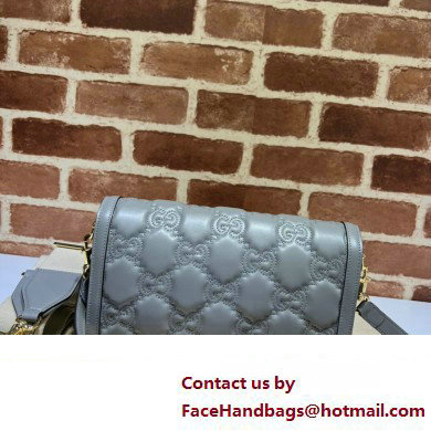 Gucci GG Matelasse small bag 724529 Gray 2023