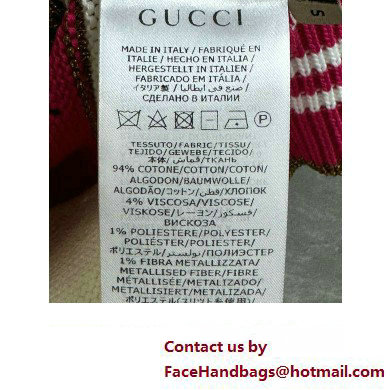 Gucci Striped GG cotton VEST PINK/WHITE 2023