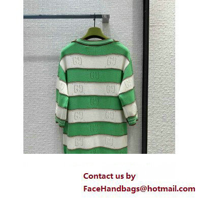 Gucci Striped GG cotton sweater 2023