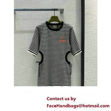 Gucci Striped cotton T-shirt dress 2023
