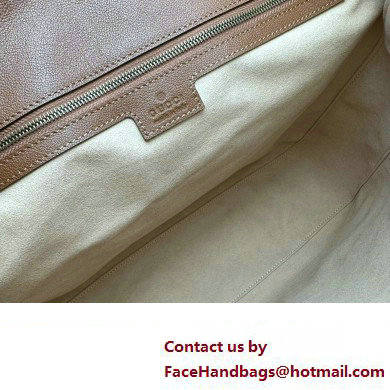 Gucci leather Diana large shoulder bag 746245 Brown 2023