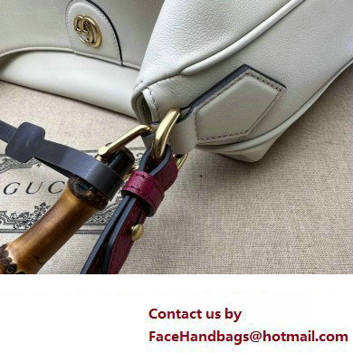 Gucci leather Diana large shoulder bag 746245 White 2023