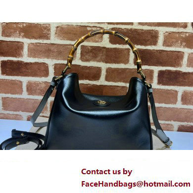 Gucci leather Diana medium shoulder bag 746124 Black 2023