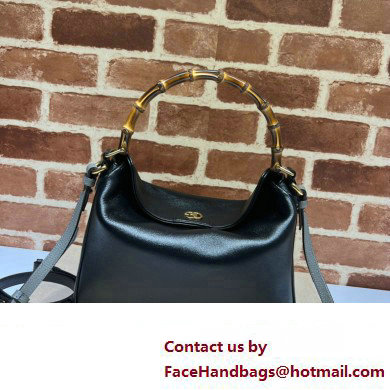 Gucci leather Diana medium shoulder bag 746124 Black 2023