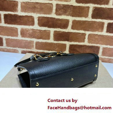 Gucci leather Diana small shoulder bag 735153 Black 2023