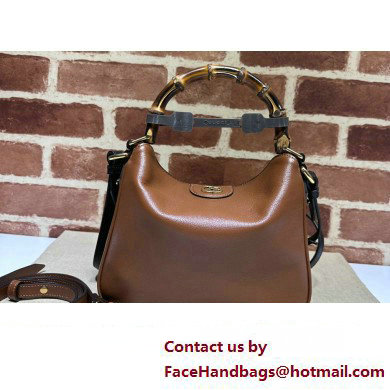 Gucci leather Diana small shoulder bag 746251 Brown 2023