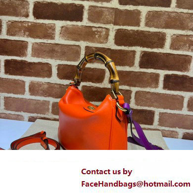 Gucci leather Diana small shoulder bag 746251 Orange 2023 Gucci leather Diana small shoulder bag 746251 Orange 2023